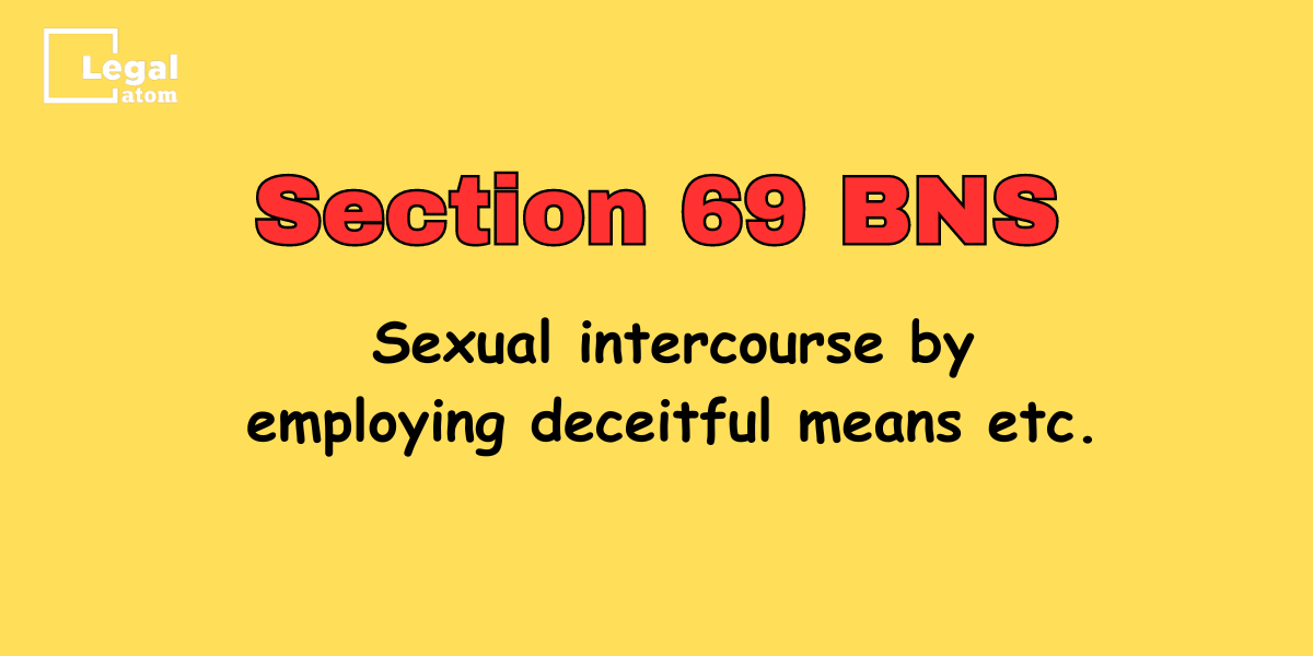 You are currently viewing Section 69 BNS in Hindi